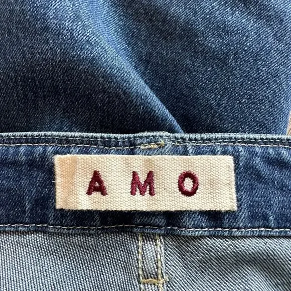AMO Women's High Rise Blue Jeans - Picture 9 of 9